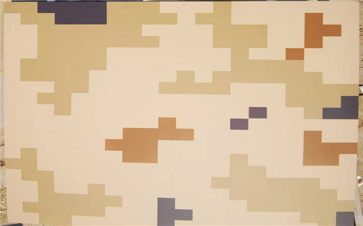 巫山荒漠迷彩漆喷涂